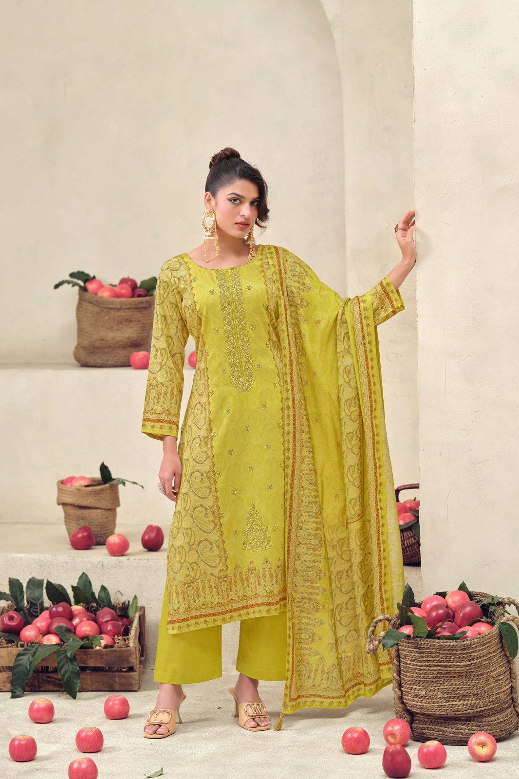 AARANYA VOL 5 By HERMITAGE 101 To 104 Series Beautiful Festive Suits Colorful Stylish Fancy Casual Wear & Ethnic Wear PURE PREMIUM GIZA COTTON SATIN Dresses At Wholesale Price